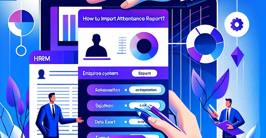 考勤报表怎么导？HRM 系统数据导出与格式调整技巧